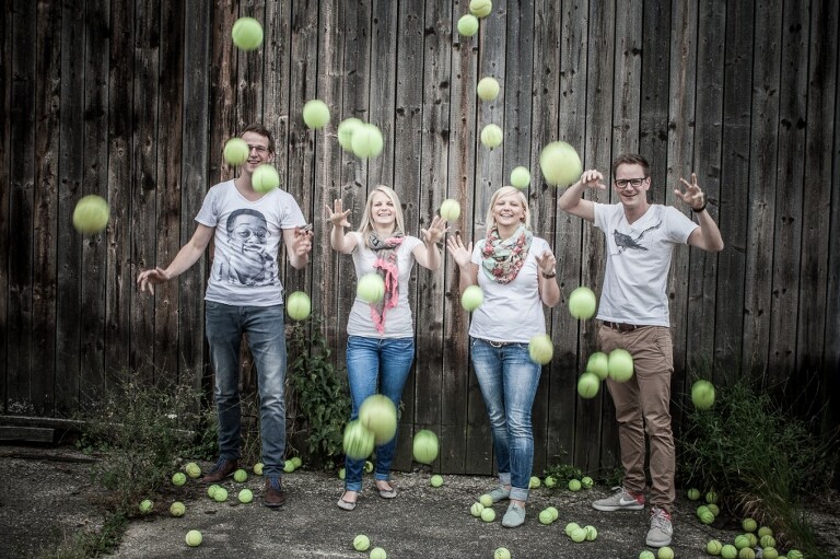 Steffi, Jana, Alex und der Robert 0136