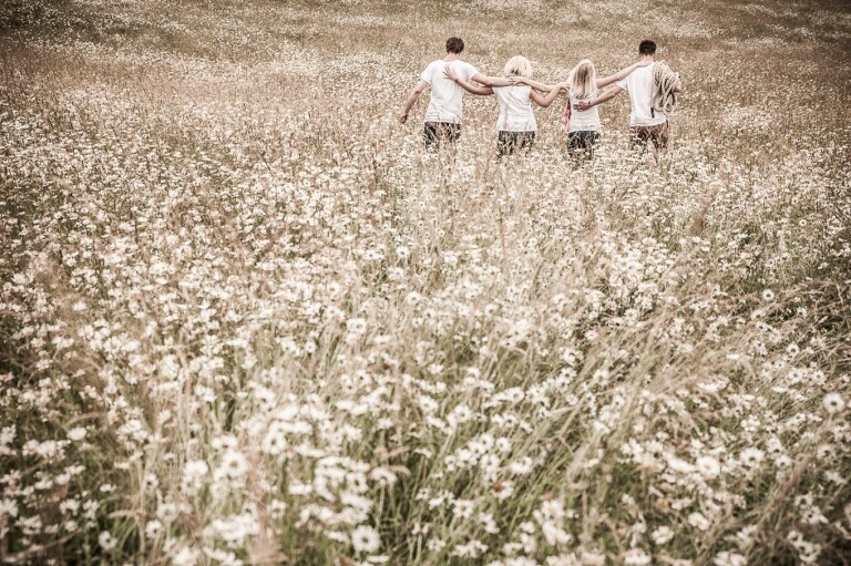 Steffi, Jana, Alex und der Robert 0220